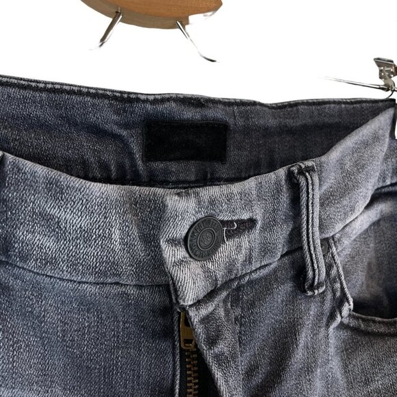 Mother High Waist Looker Skinny Ankle Jeans Miss Moody Two Shoes Racer 28 - Picture 3 of 9
